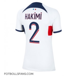 Paris Saint-Germain Achraf Hakimi #2 Replika Bortatröja Damer 2023-24 Kortärmad